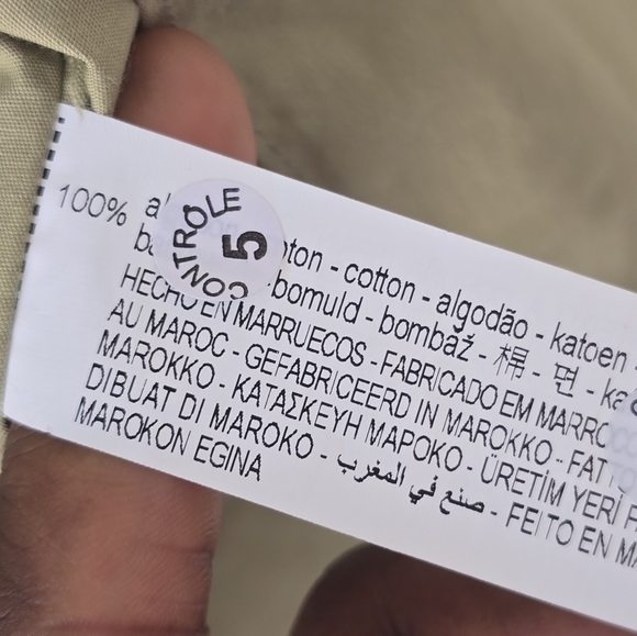 Zara Shirt Small Women Green Long Sleeve Button Up Collared 100% Cotton - Picture 6 of 9